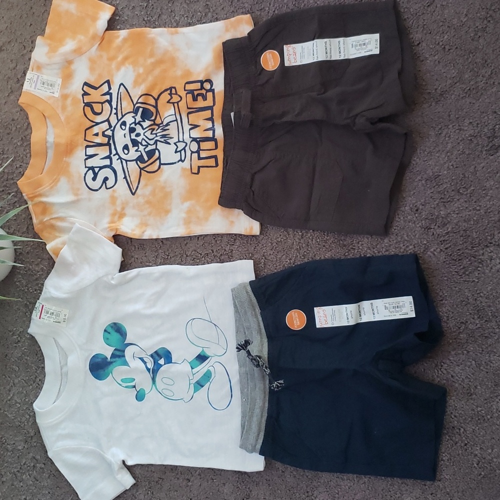 NWT 12 month Toddler boys outfits